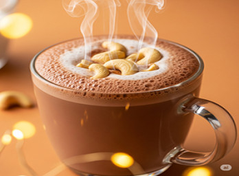 Cocoa with Cashew Hot Milk